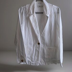 Vineyard Vines‎ Women’s Linen Blazer Jacket White Size 6